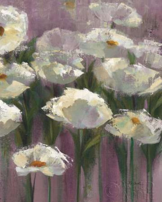 Anemones by the Lake Purple III Canvas Art - Silvia Vassileva (24 x 30)