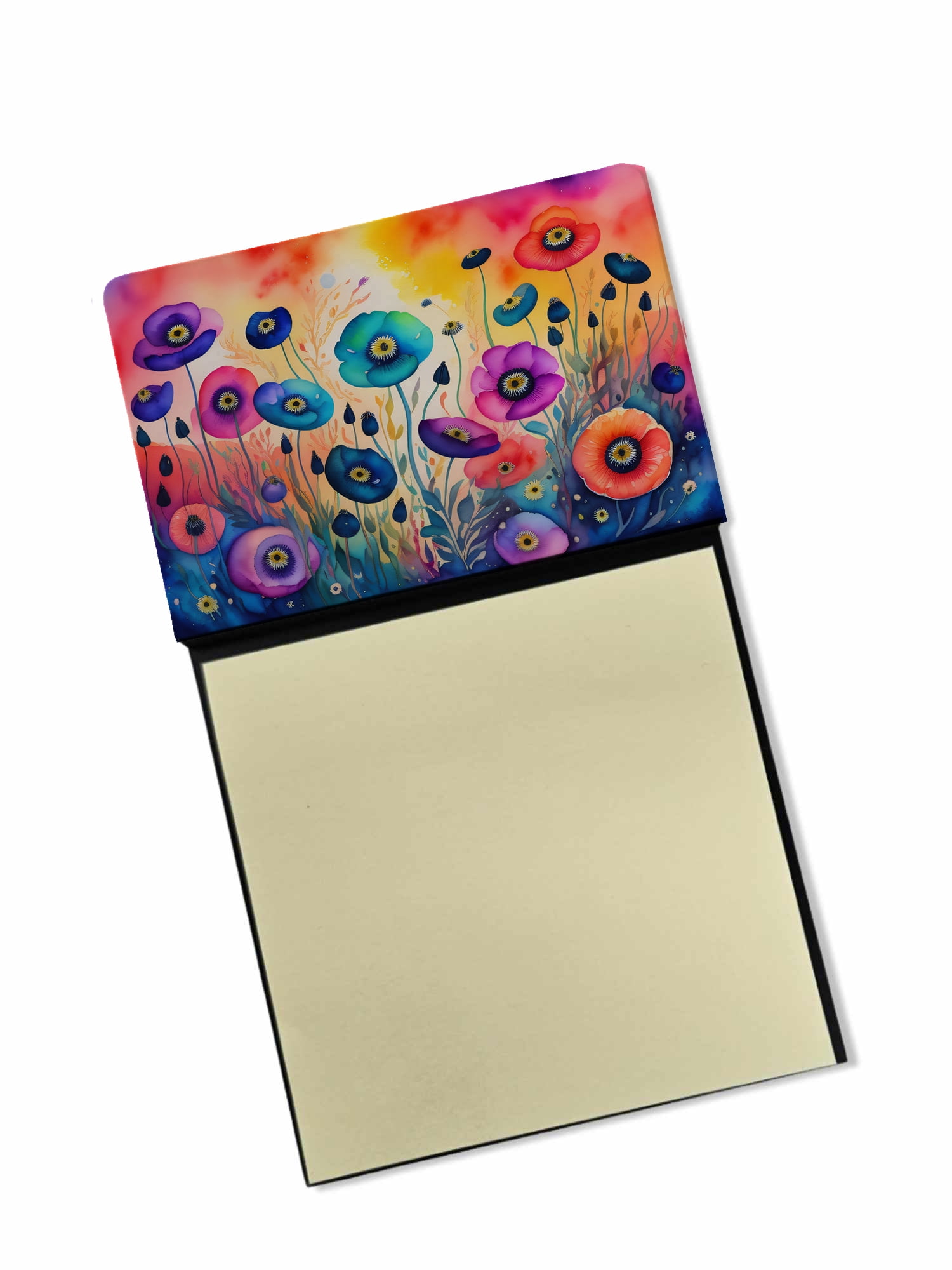 Anemones in Color Sticky Note Holder 3.25 in x 5.25 in