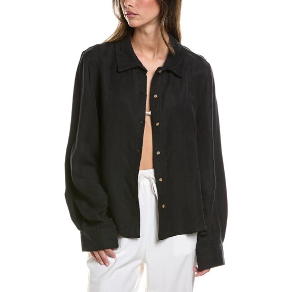 Anemos womens Phillips Button-Down Shirt, XL