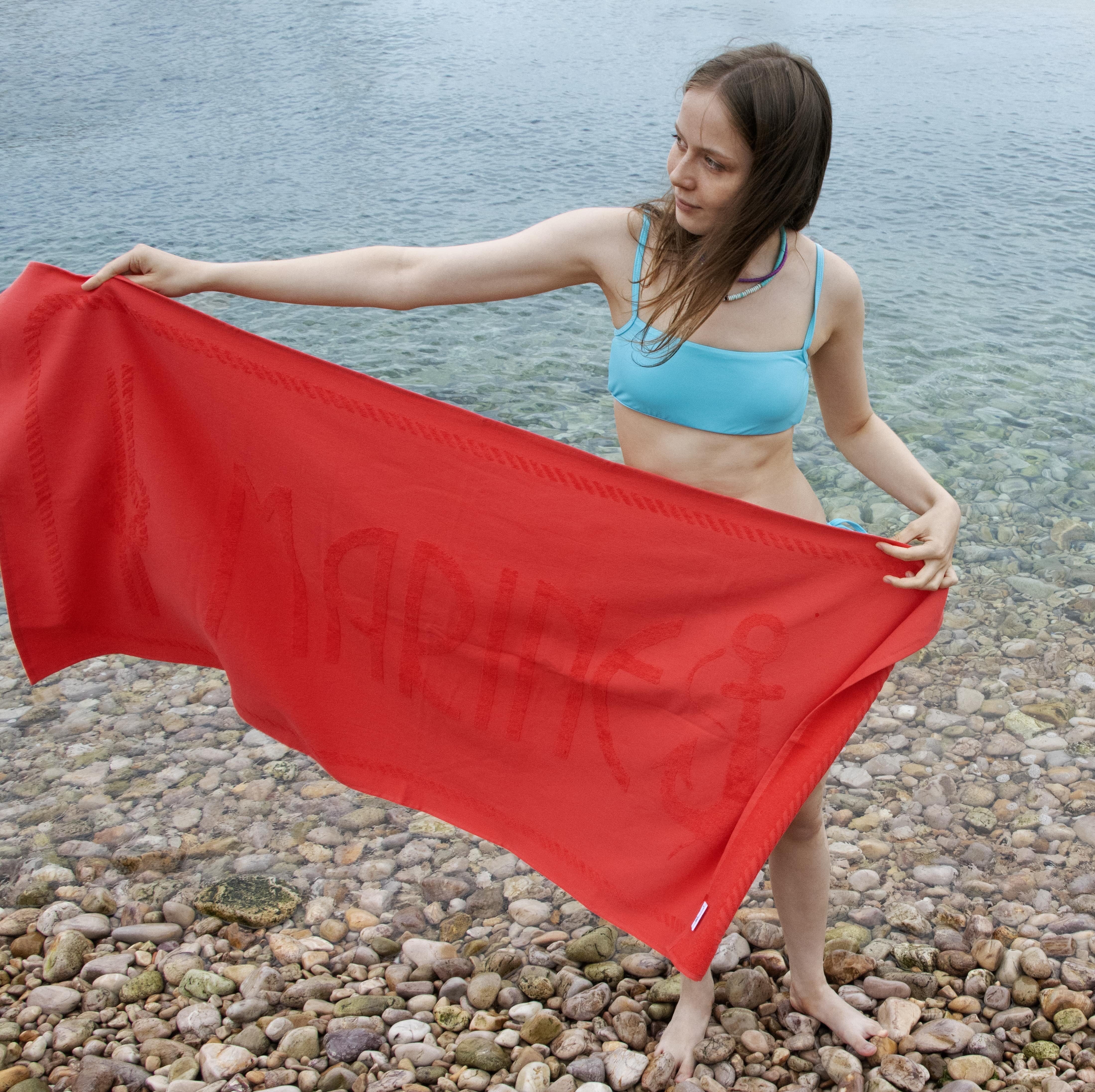 YOASOBI Beach Towel Red ビーチタオル レッド YOASOBI Online Store