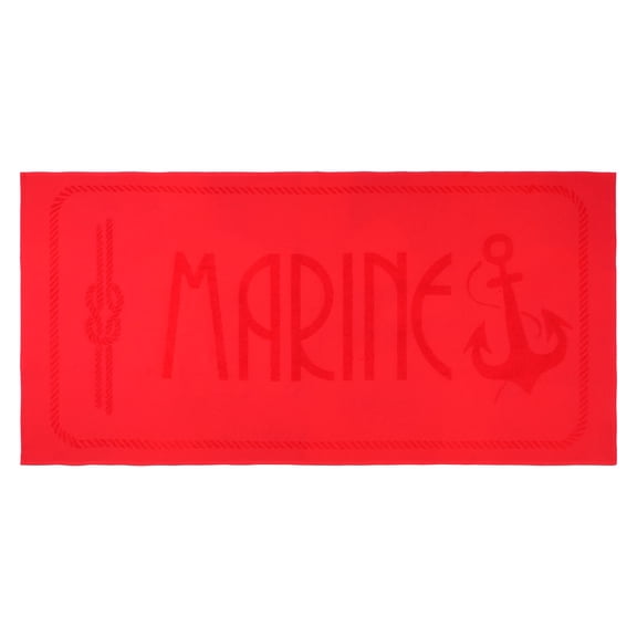 Anemoss Anchor Beach Towel – Red, 140x70 cm/27.5x55 inches