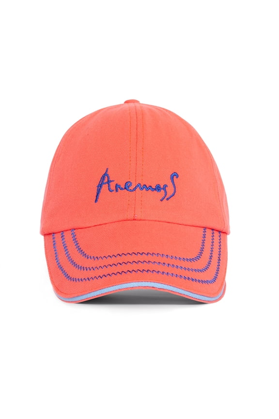 Coral Anchor Embroidery Baseball Cap Unisex Nautical Cotton Summer Hat