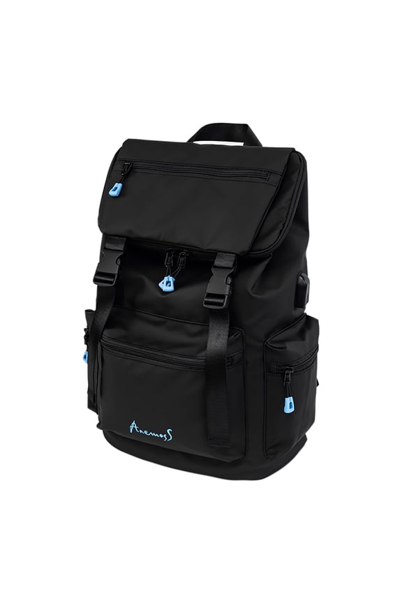 Laptop Backpack, Waterproof Bag, 15'' Laptop Compartment, ideal for Work, Travel, School, University, Hiking, Black