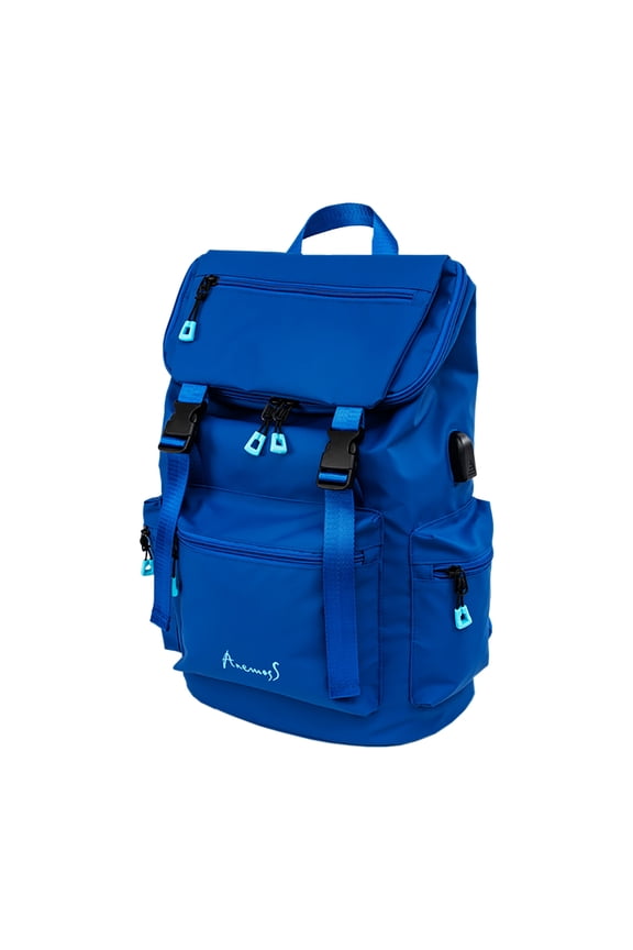 Laptop Backpack, Waterproof Bag, 15'' Laptop Compartment, ideal for Work, Travel, School, University, Hiking, Navy Blue