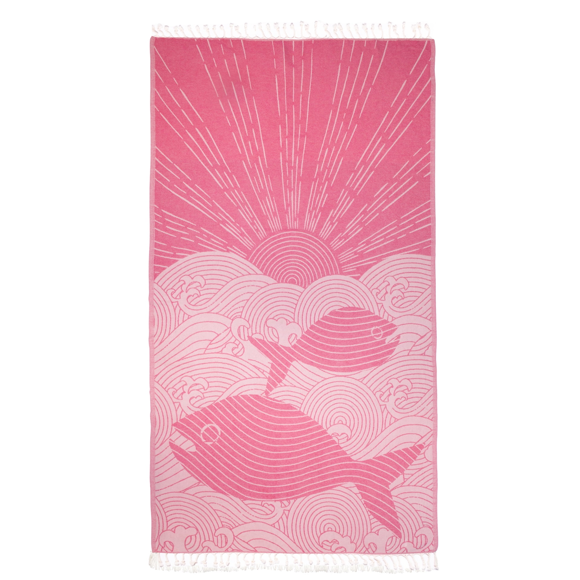 Anemoss Turkish Beach Towel 39 x 70 100% Cotton Extra Large Turkish Peshtemal