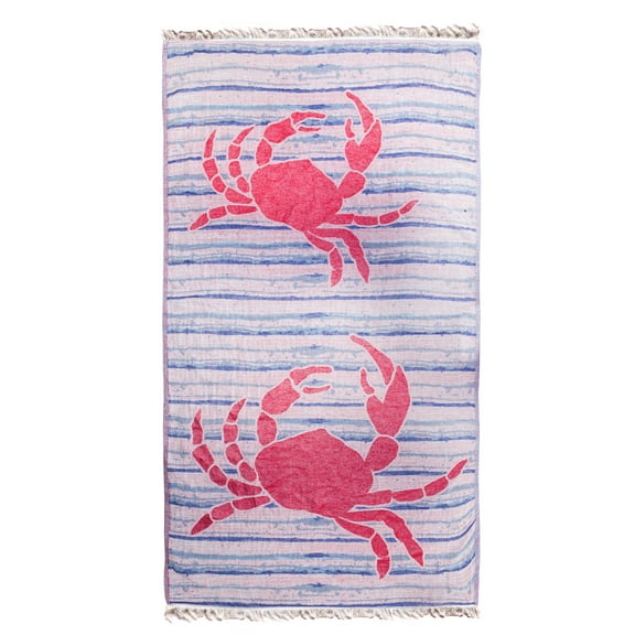 Anemoss Turkish Beach Towel 39 x 70 100% Cotton Extra Large Turkish Peshtemal