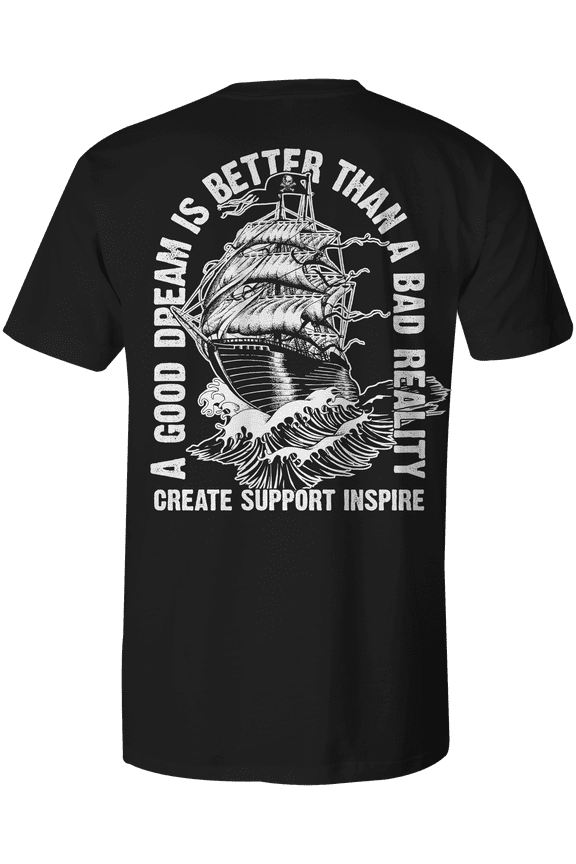 , A Good Dream Classic American Made Mens Crew Neck Tee Shirt