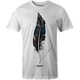 thumbnail image 1 of Anenberg, Mightier Classic American Made Mens White Crew Neck Tee Shirt, 1 of 1