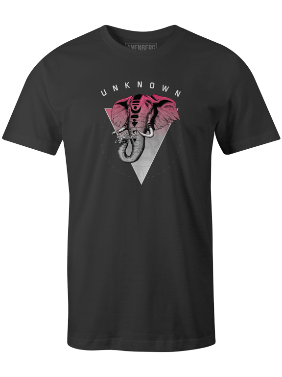 , Unknown Classic American Made Mens Charcoal Crew Neck Tee Shirt