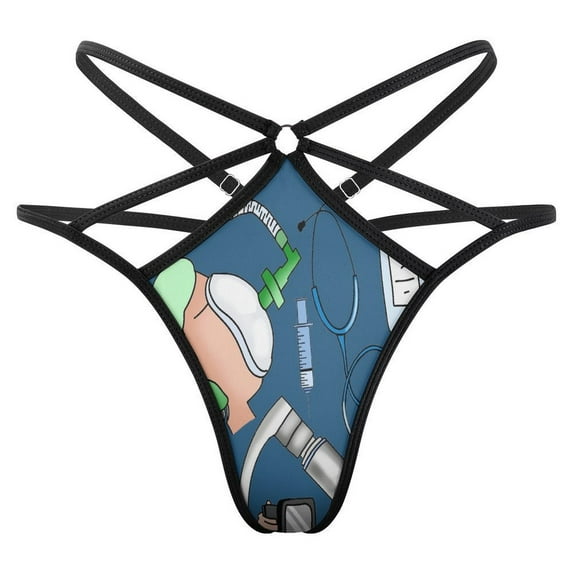 Anesthesia Open Type Women's Panties Crotch Opening G-strings Thongs Lingeries Underwear