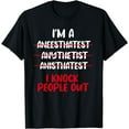 thumbnail image 1 of Anesthesiologist Anaesthetist Anaesthesiologist Anesthesia T-Shirt, 1 of 4