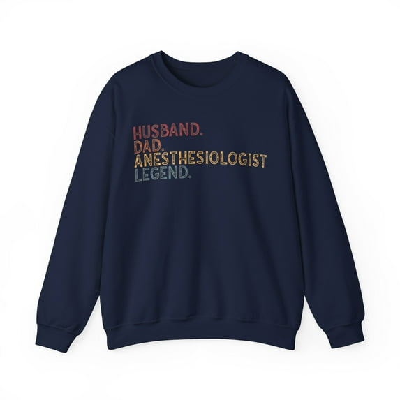 Anesthesiologist Anesthesiology Sweatshirt Gift Crew Neck Shirt Long Sleeve