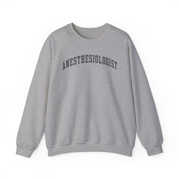 Anesthesiologist Sweatshirt Gifts Crew Neck Shirt Long Sleeve Unisex