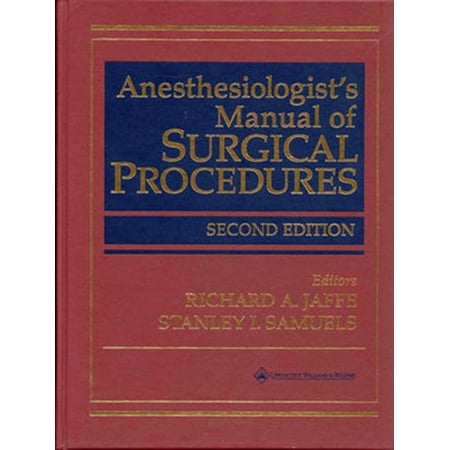 Pre-Owned Anesthesiologist s Manual of Surgical Procedures (Hardcover) 0781714710