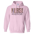 thumbnail image 1 of Anesthetist Nurse Leopard Print Hoodie Sweatshirt Unisex 5X-Large Pink, 1 of 5