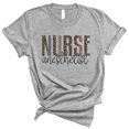 thumbnail image 1 of Anesthetist Nurse Leopard Print Shirt Unisex 4X-Large Grey, 1 of 5