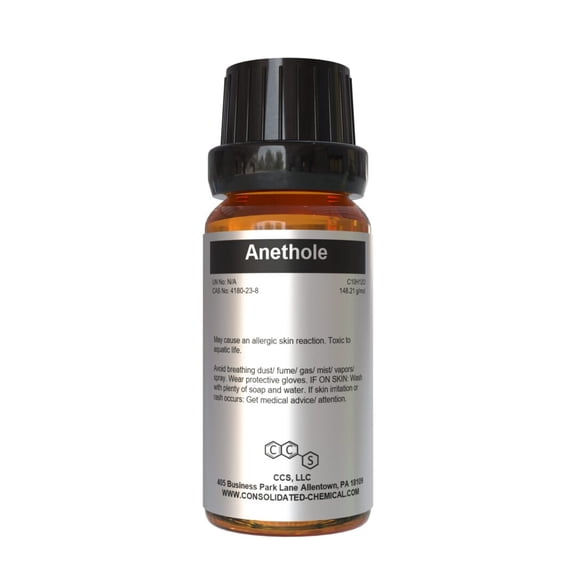 Anethole | Premium High-Purity Aroma Compound for Perfumes, Candles, and Personal Care Products - 30mL (1 Fl Oz)