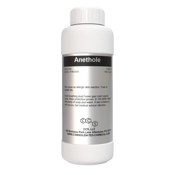 Anethole | Premium High-Purity Aroma Compound for Perfumes, Candles, and Personal Care Products | 500mL (16 Fl Oz)