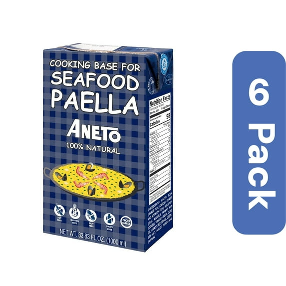 Aneto Seafood Paella Base 1 L (Pack Of 6)