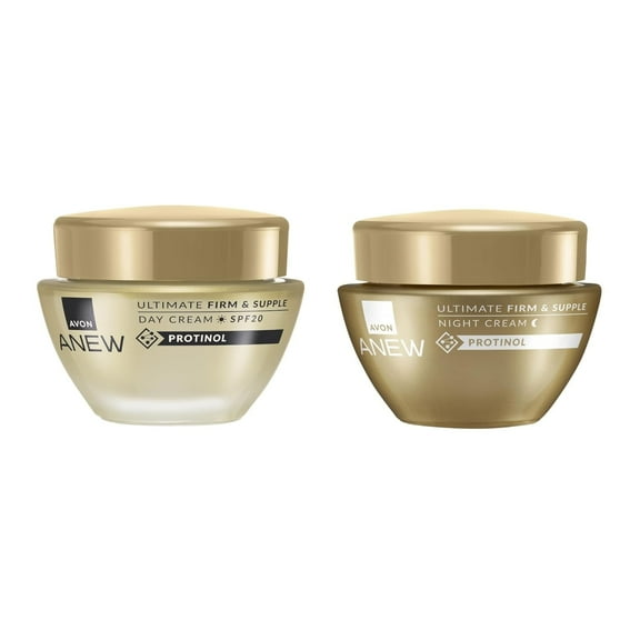 Anew Ultimate Day & Night Cream Set, Ideal for Ages 40-65, Set of 2
