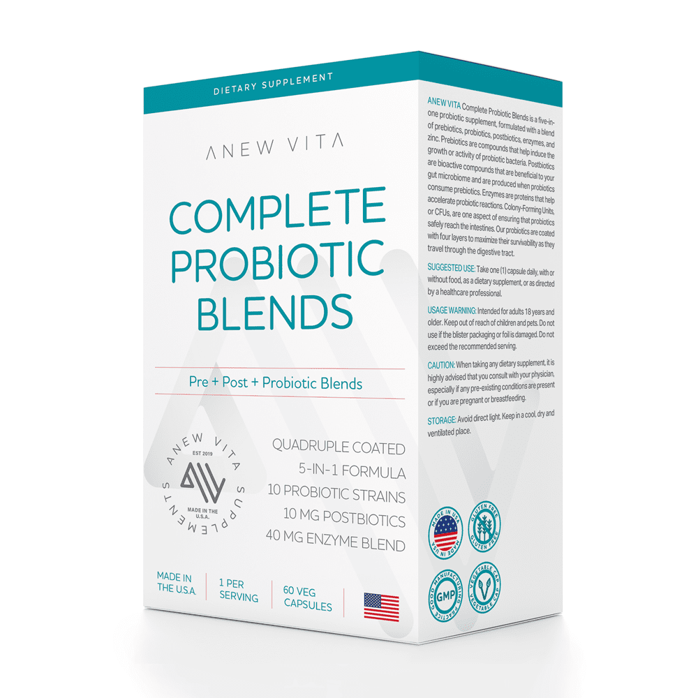 Anew Vita Complete Probiotic Blend 5in1 Digestive Enzymes