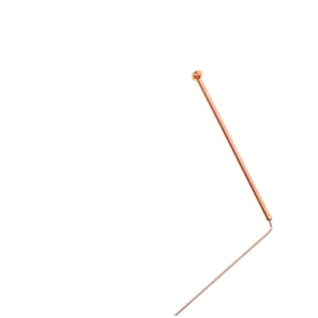 Anewi Copper Dowsing Rods, Spiritual Divining Rods with Storage Bag, Witchcraft Divination Tools for Ghost Hunting and Finding Buried Water, 1-Pack