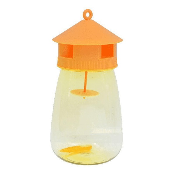 Anewi Fly Traps Outdoor Hanging, Reusable Flying Insect Bug Catcher Killer, Heavy Duty Outside Patio Pest Control for All Filth Flies Yard Ranch, 1 Pack