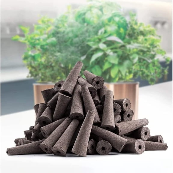 Anewi Hydroponic Grow Sponges, Root Starter Seed Pods Replacement for Indoor Gardening System, Soilless Plant Plugs for Seed Starting, 50 Pack