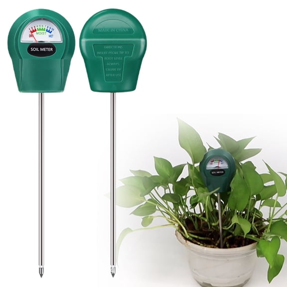 Anewi Soil Moisture Meter for Plants, Heavy Duty Plant Water Monitor and Hygrometer Sensor, Soil Tester for Indoor Outdoor Garden Lawn, 1 Pack
