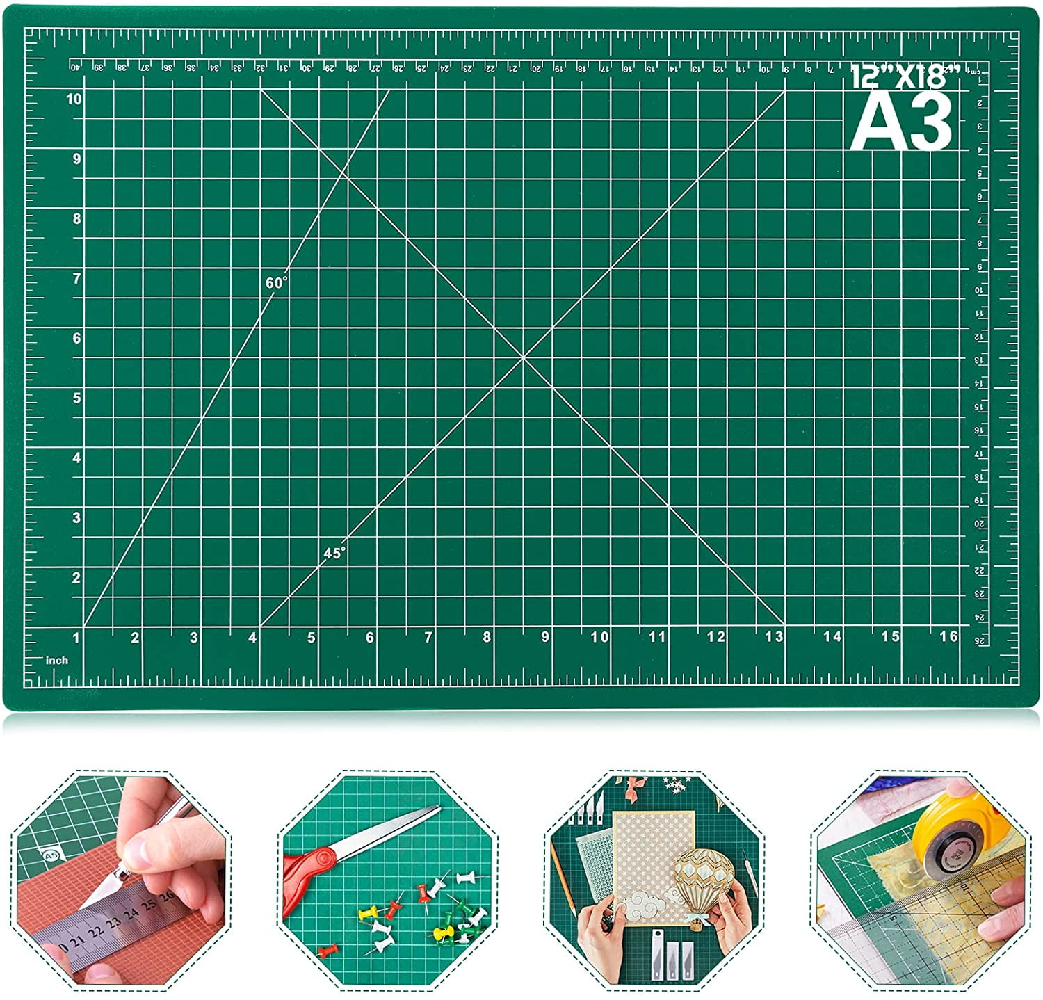 Professional Cutting Mat For Sewing Craft Hobby Scrapbooking Quilting  Project, Self Healing Double-sided Rotary Cutting Board - Cutting -  AliExpress