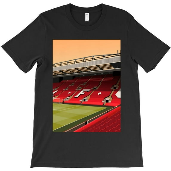 Anfield Funny Classic Soccer Stadium Graphic H23923 T-Shirt, for Men and Women, Up to Size 5XL