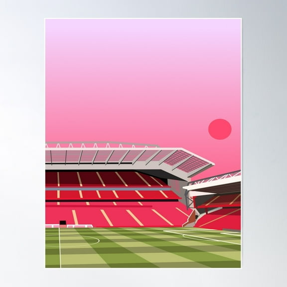 Anfield Poster Wall Art, Modern Wall Decor, 8x12 UNFRAMED