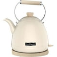 thumbnail image 1 of Anfilank 1500 W 1.7-Liter 7-Cup Electric Kettle, Cream with Removable Filter, Boil Dry Protection, 1 of 9