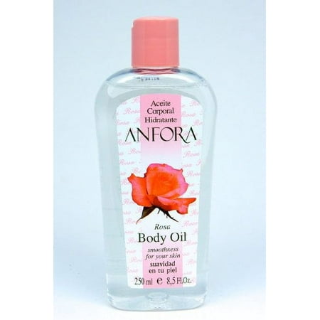 Anfora Aceite Corporal Rosa Body Oil, 8.5 oz, 6 Pack