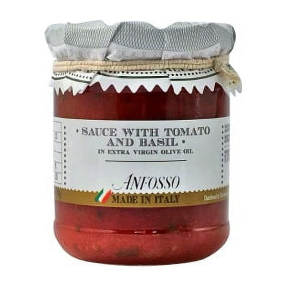 Anfosso Tomato Sauce with Basil in Extra Virgin Olive Oil