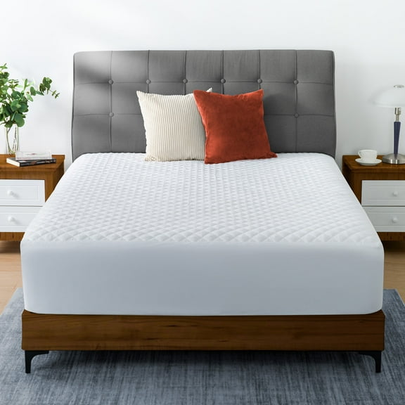 Ang Qi King Waterproof Mattress Protector, Fitted up to 16-21 inch Deep Pocket