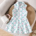 thumbnail image 1 of Angala Active Dress For Girls Sleeveless Notch Neck Graphic Print Girls Back To School Dresses, 1 of 8