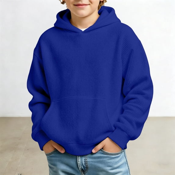 Angala Big Boys Hoodie Fall Sweatshirt School Daily Wear Boys Casual Active Top