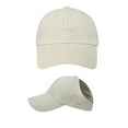 thumbnail image 1 of Angala Breathable Baseball Cap For Men Women Summer Sun Hat Adjustable Low Profile Ponytail Friendly Outdoor Sports Visor Soft Stylish Basic Baseball Caps, 1 of 3