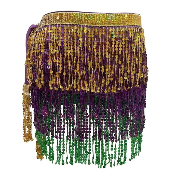 Angala Carnival Boho Fringe Skirt Sequin Tassel Belly Dance Hip Scarf Rave Party Skirts Belts For Women And Girls Beautiful Cozy Women's Dress