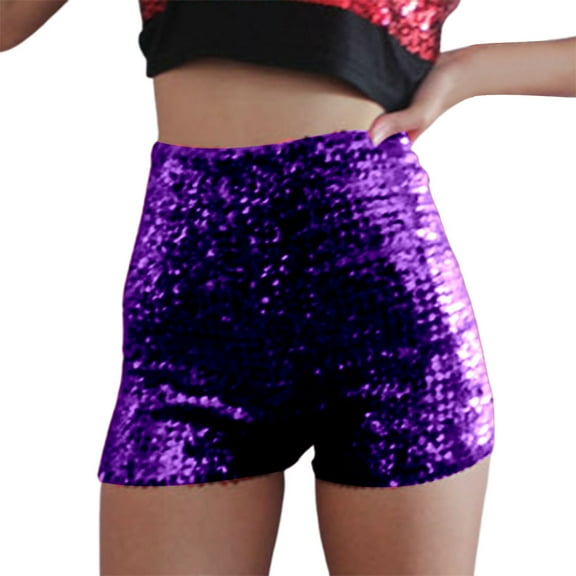 Angala Carnival Shimmering Rhinestone Concert Outfit For Women High Waist Fitted Shorts Stage Performance Beautiful Stylish Women's Skirt