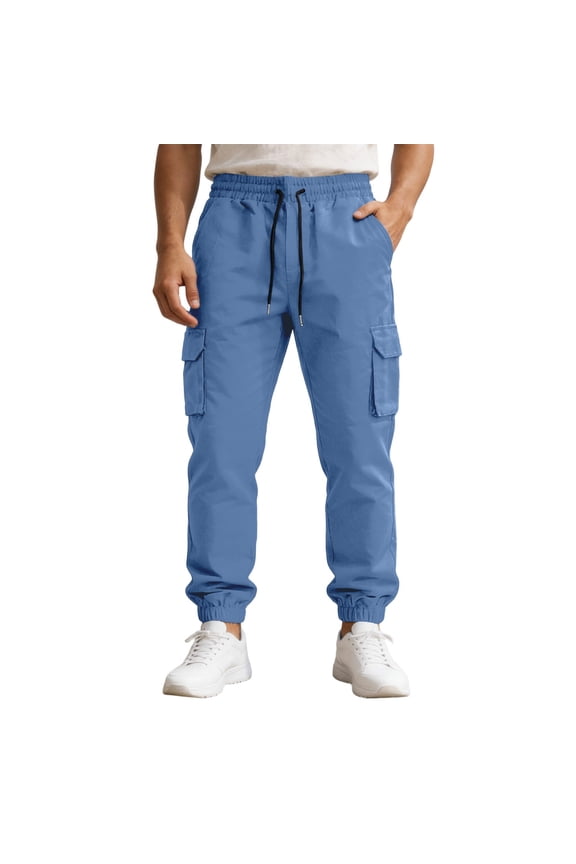 Casual Fashion Pants With Pocket Utility For Everyday Wear Loose Fit Tractors Style Trousers For Relaxed Stylish Casual Men's Pants