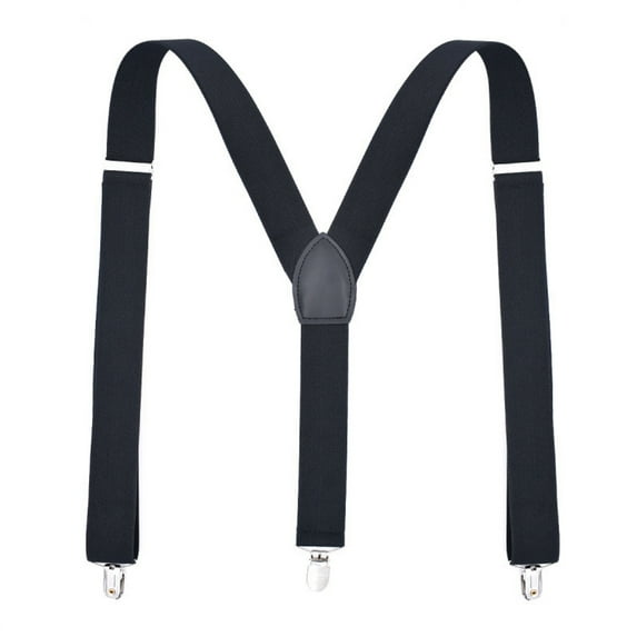 Angala Classic Solid Color Dress Suspenders For Formal Trouser Braces With Metal Clips And Adjustable Straps For Business Attire And Wedding Events Soft Stylish Basic Suspenders