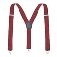 thumbnail image 1 of Angala Classic Solid Color Dress Suspenders For Formal Trouser Braces With Metal Clips And Adjustable Straps For Business Attire And Wedding Events Soft Stylish Basic Suspenders, 1 of 5