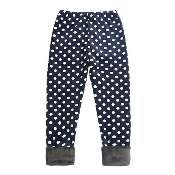 Angala Girls Thermal Leggings Winter Base Layer Pants With Cute Heart Leopard Print Designs Soft Warm Lined Tights For Cold Weather Outdoor Activities Cozy Breathable Toddler Pants