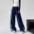 thumbnail image 1 of Angala Little Girls Active Pants Wide Leg Sweatpants With Lace Trim Fall Casual Girls Baggy Trousers, 1 of 6