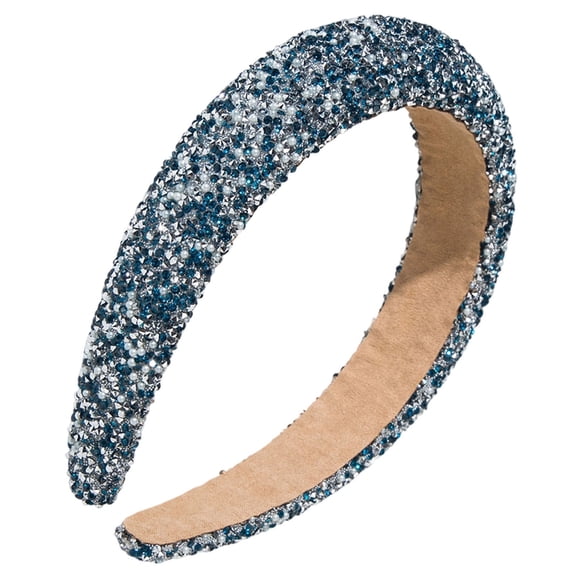 Angala Pearl Rhinestone Headband Elegant Hair For Party Wedding Soft Stylish Basic Heardband