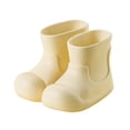 thumbnail image 1 of Angala Rain Boots For Girls Mid Calf Solid Waterproof Outdoor Play Comfortable Rain Boots Kids Size 2-3 Years White, 1 of 4