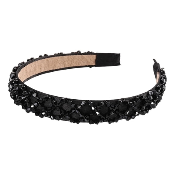 Angala Rhinestone Headband For Elegant Hair Band Style Hair Fashion Hair Hoop For Ladies Soft Stylish Basic Heardband
