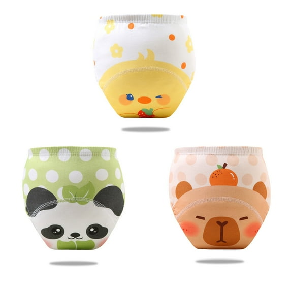 Angala Soft Breathable Girls Underwear Toddler Training Pants With Cute Cartoon Prints Comfortable Stretchy Waistband For Daily Wear Cozy Cute Practical 6-12 Months